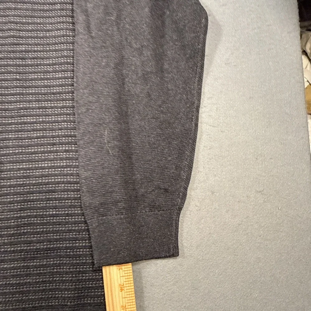 $168 Tommy  Men's SEAPORT Half Zip Pullover, Black, GRAY 3XLT NWT